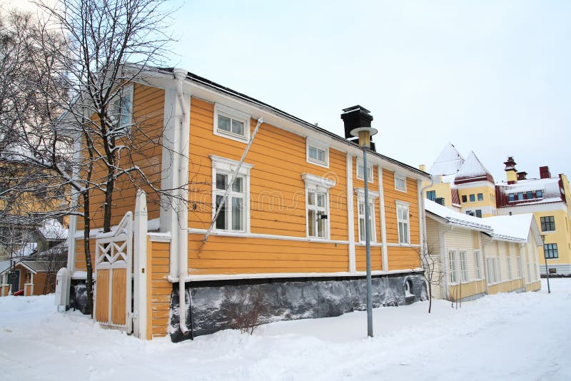 Wooden Finnish house