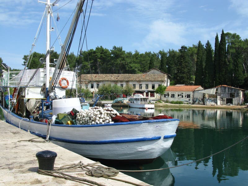 Wooden fishing vessel