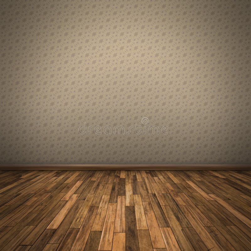 Wooden floor royalty free illustration