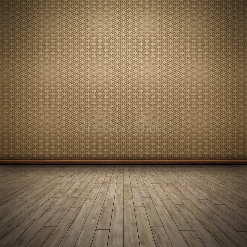 Wooden floor royalty free illustration