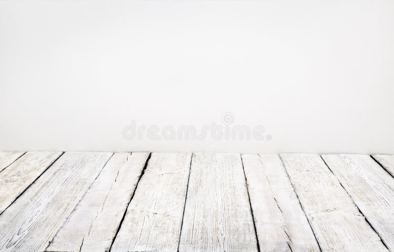 Wooden floor, old wood plank, white board room interior