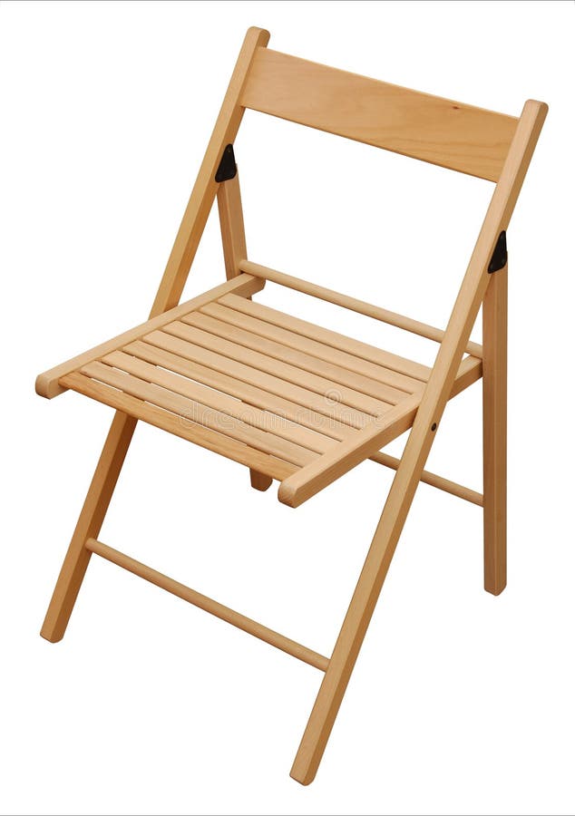 Wooden Folding Chair stock photo. Image of manager, remote 8384894