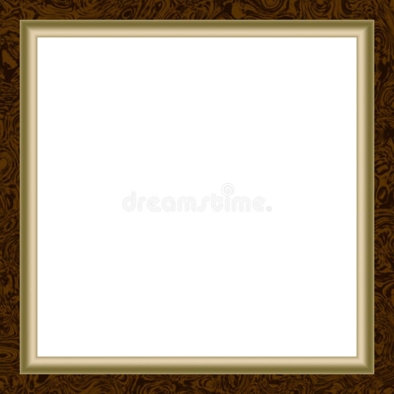 Wooden frame stock illustration. Illustration of craft - 15535535