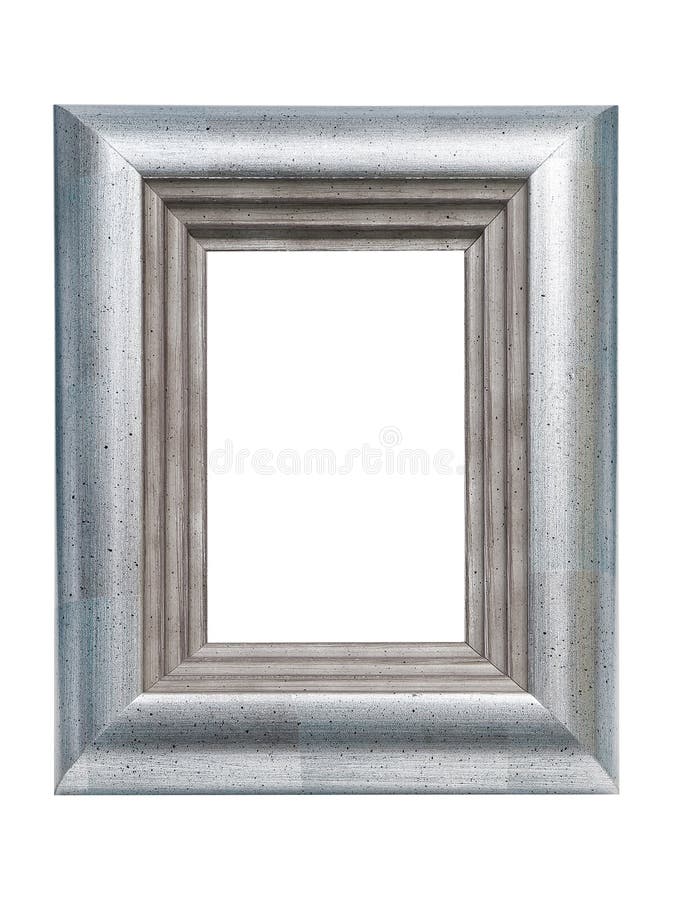 Wooden frame for paintings or photo. Isolated on white royalty free stock image Wooden frame for paintings or photo. Isolated on white royalty free stock image