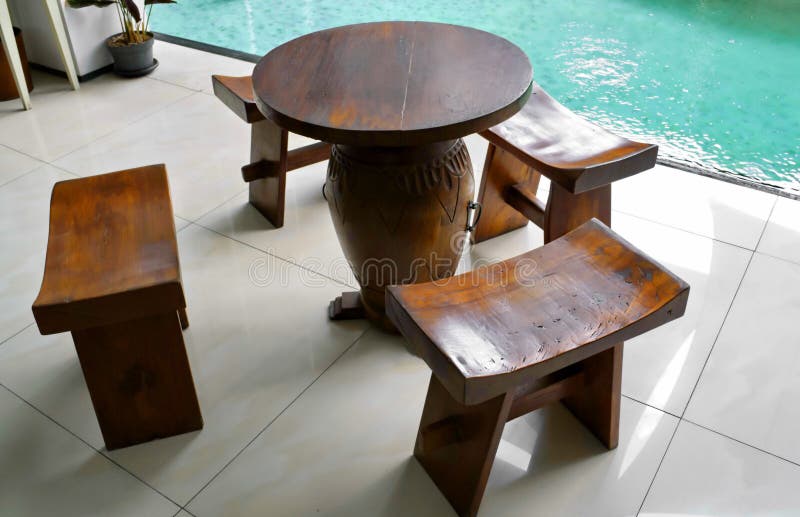 Wooden furniture stock image. Image of decorating, interior 16615437