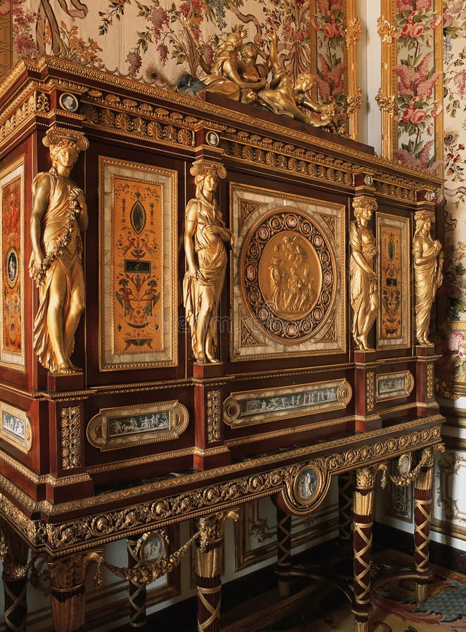 Furniture in Queen Marie Antoinette Bedroom at Versailles Palace Editorial  Stock Image - Image of marie, antoinette: 47705939