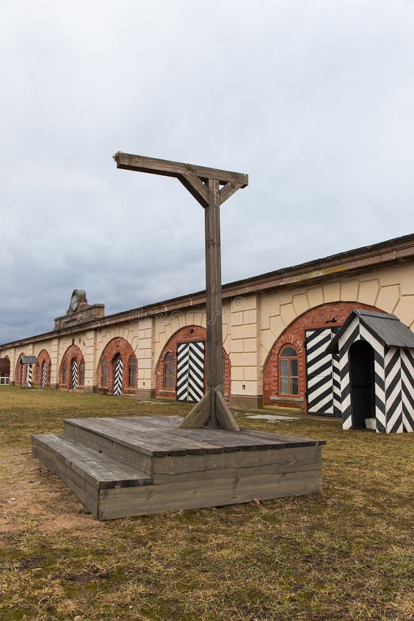 Wooden gallows stock photo. Image of punishment, castle 51291726