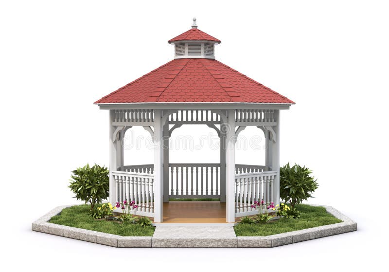 Wooden gazebo