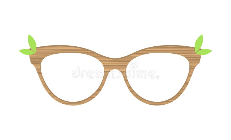 Wooden glasses on a white background. Ecology, healthy lifestyle. Vector illustration vector illustration Wooden glasses on a white background. Ecology, healthy lifestyle. Vector illustration vector illustration