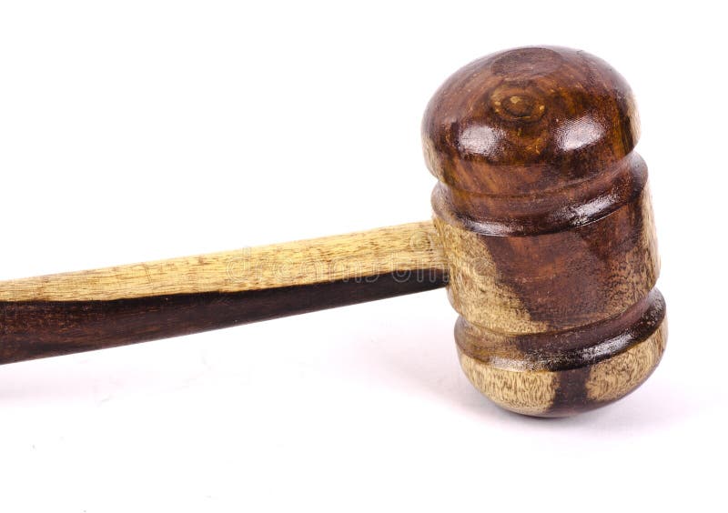 A wooden hammer gavel mallet royalty free stock photo A wooden hammer gavel mallet royalty free stock photo