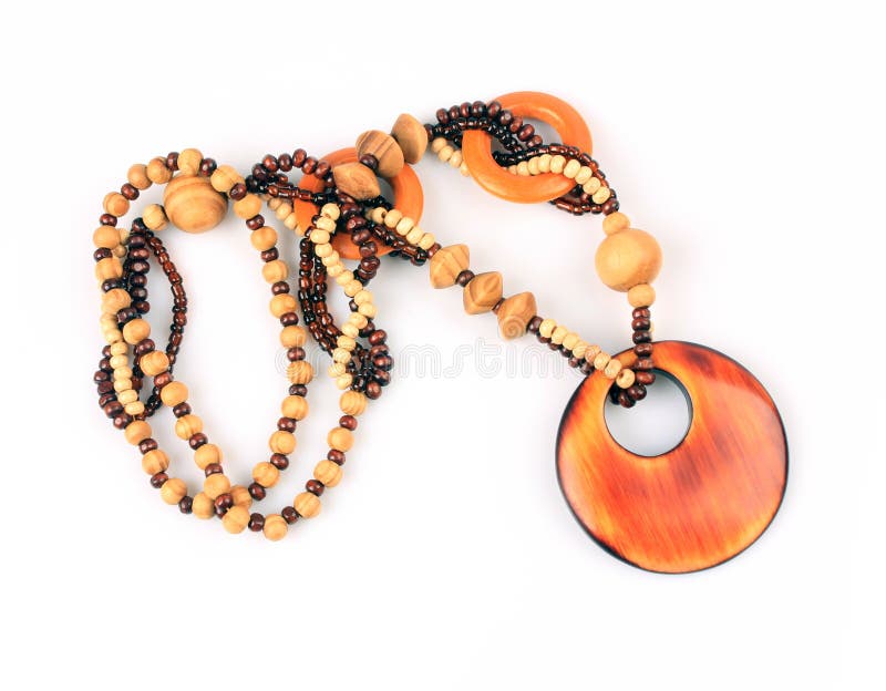 Wooden handcraft necklaces