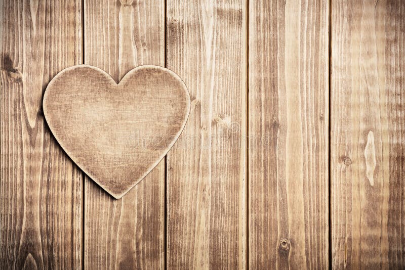 Wooden heart stock photo. Image of desk, texture, love 56485710