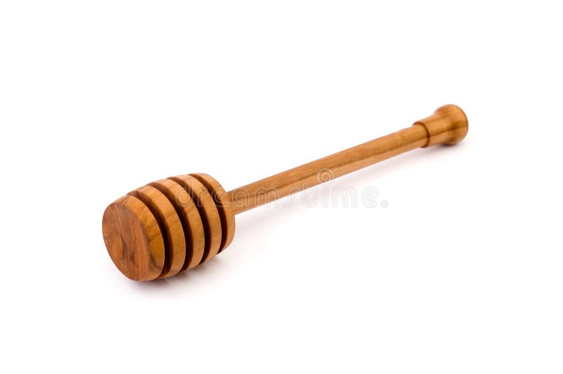 Wooden honey dipper