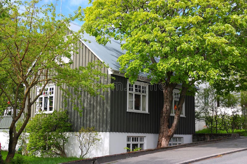 wooden house