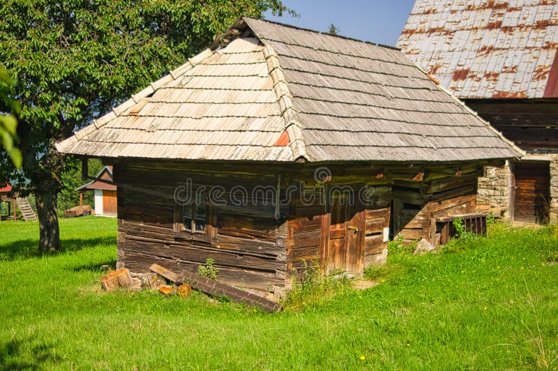 Drevenica v osade Biele Vody v Poľane