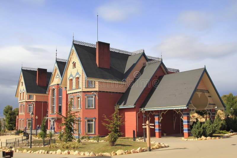 Wooden house exterior royalty free stock image