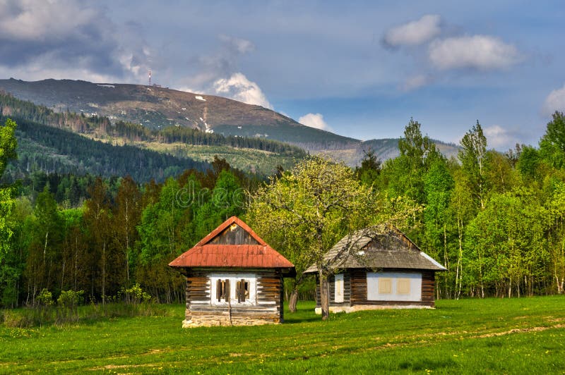 Wooden house under Kralova hola