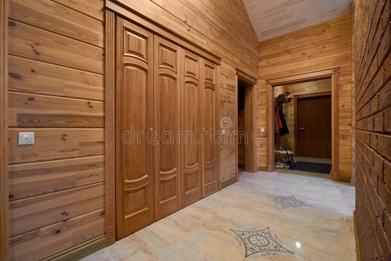 Wooden Interior Doors of High Quality, Interior Design Stock Image