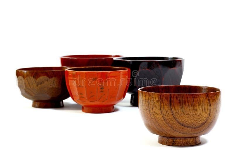 Japanese lacquer bowls stock photo. Image of dish, bowls 14489420