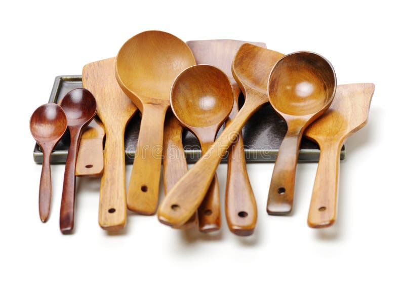 Wooden Kitchen Shovel and Spoon Stock Photo Image of cutting, orange