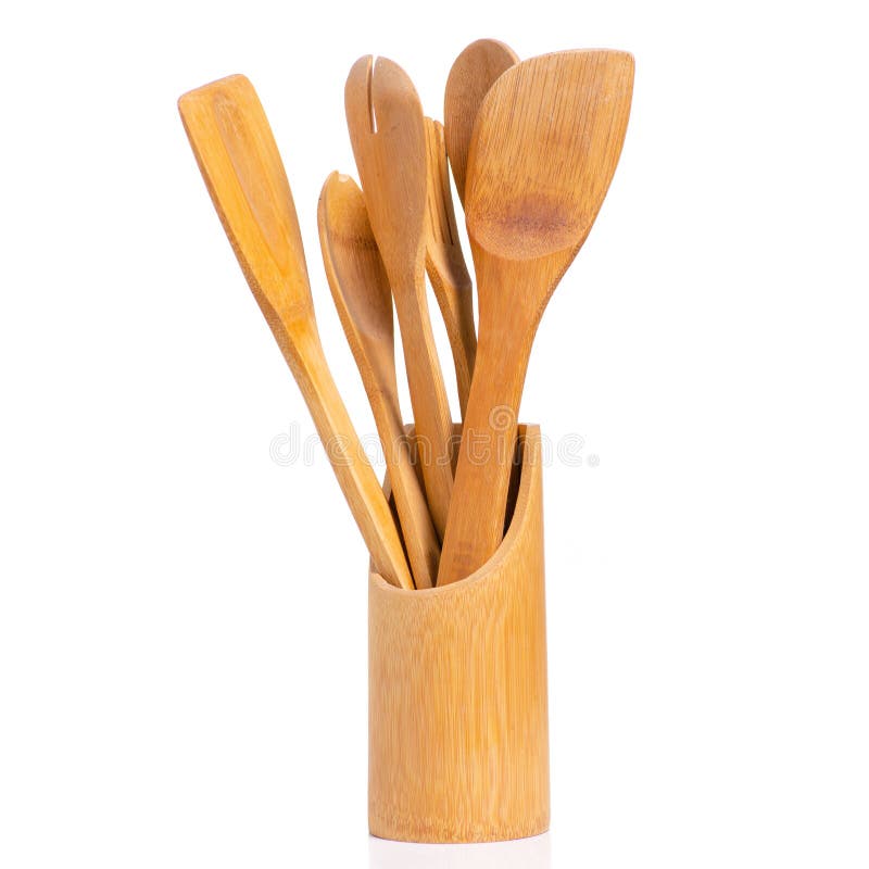 Wooden kitchen tools stock image. Image of frame, bowl 127197501