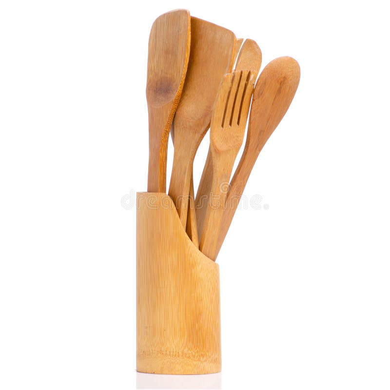 Wooden kitchen tools stock image. Image of equipment 127197513