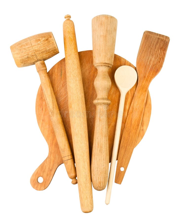 Wooden kitchen utensil stock photo. Image of kitchen 24808962