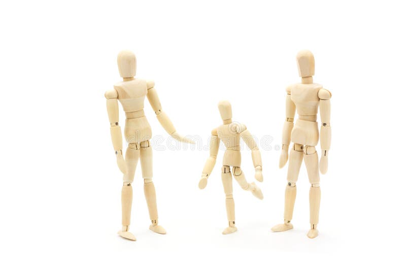 Wooden Manikin Figures Jointed Doll Model royalty free stock photos Wooden Manikin Figures Jointed Doll Model royalty free stock photos