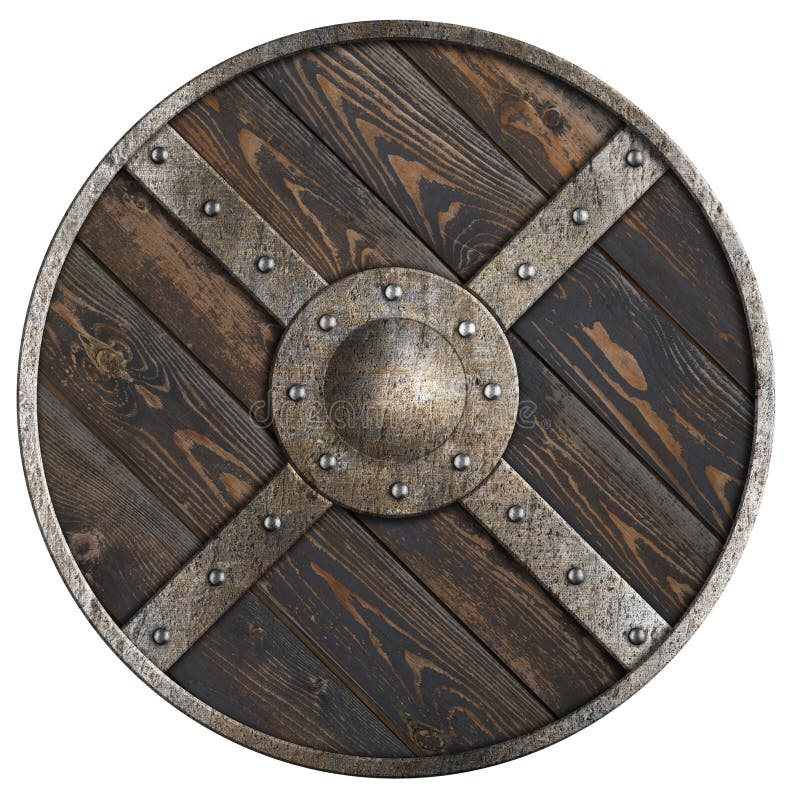 Medieval Round Shield with Two Swords Coat of Arms Stock Image - Image of  antique, crest: 39999355