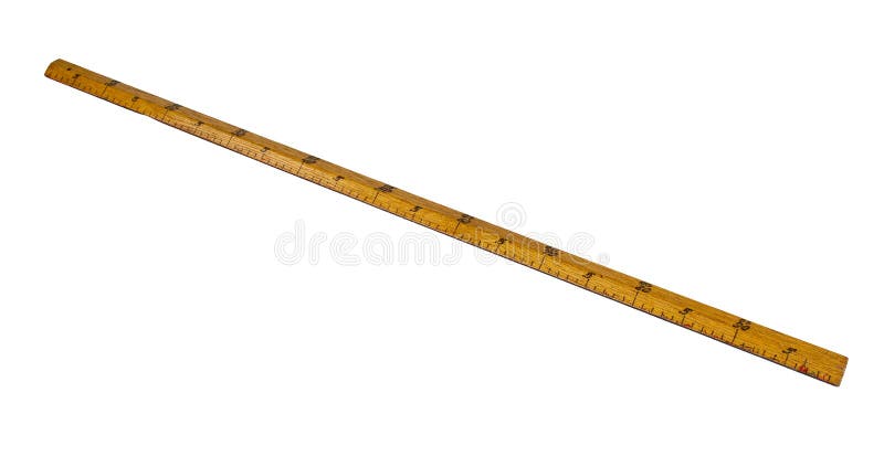 White Wooden Meter Stick