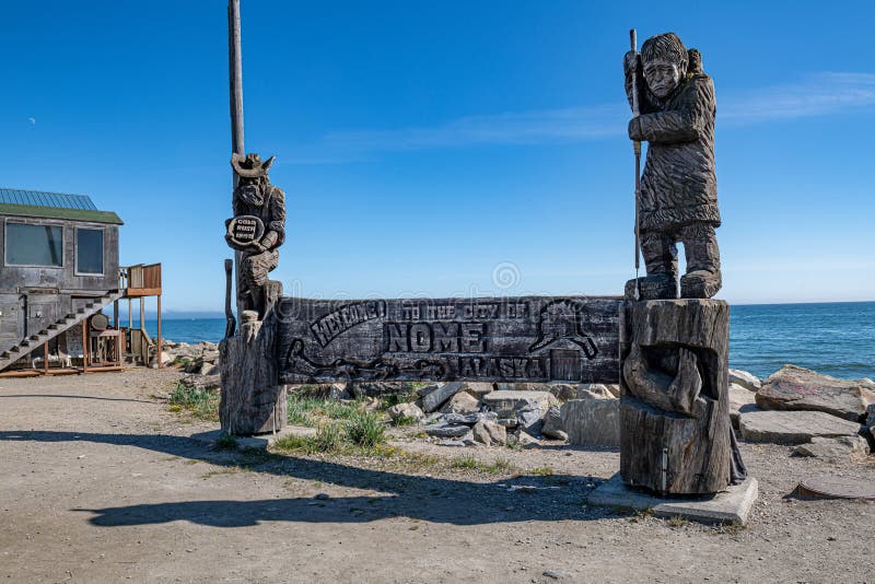 Wooden Nome Sign