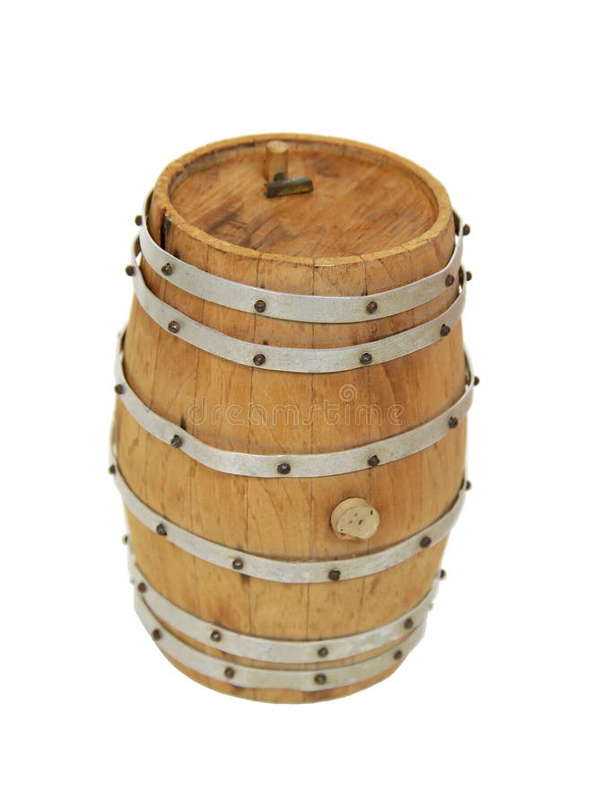 Wooden oak barrel stock image. Image of liquor, decant 8469619