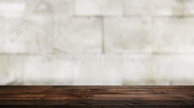 Wood Texture Old Table Isolated On White Background Stock Photo