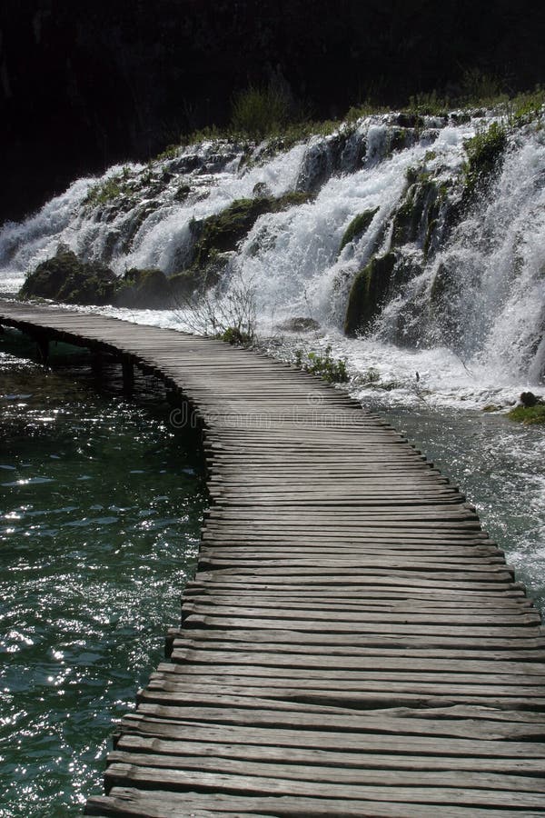 Wooden pathway