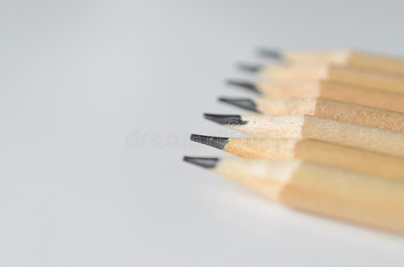 Wooden pencils for sketching and drawing closeup stock photos Wooden pencils for sketching and drawing closeup stock photos
