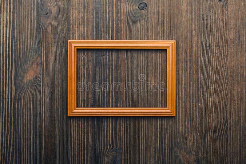 Wooden photo frame stock image. Image of rusty, interior 171871599