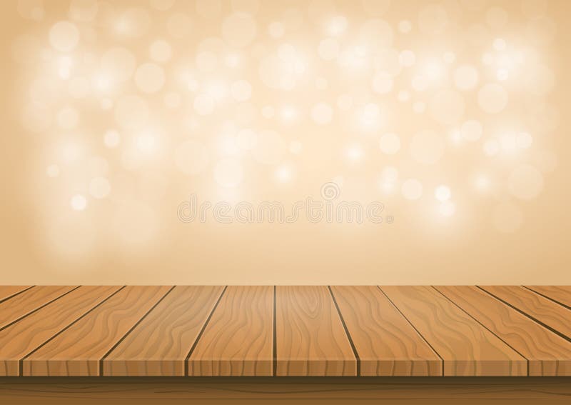 Wooden board top on transparent background stock illustration Wooden board top on transparent background stock illustration