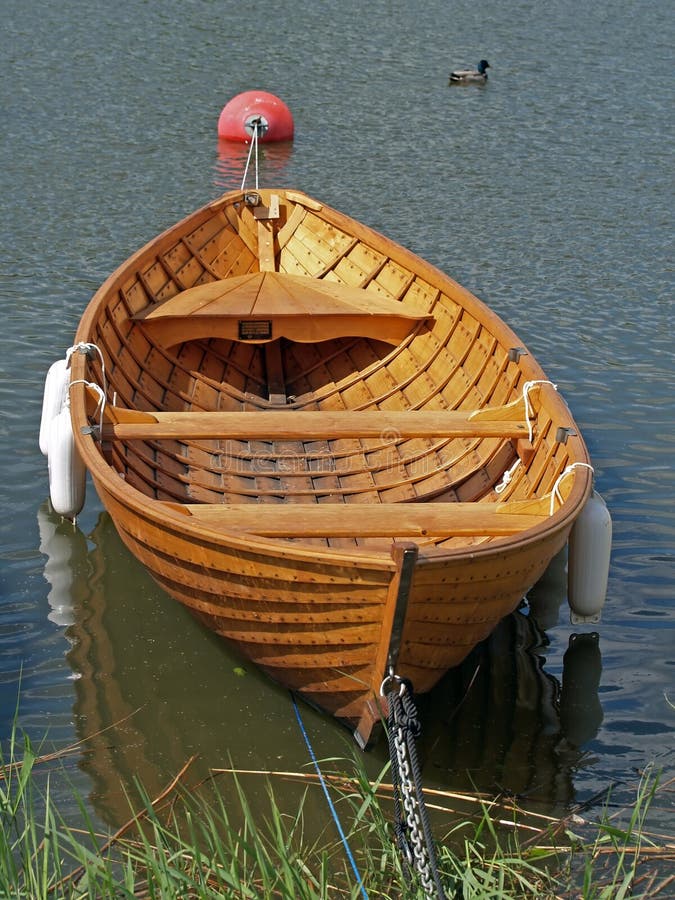 Wooden rowing boat stock image. Image of travel, sailing 988197