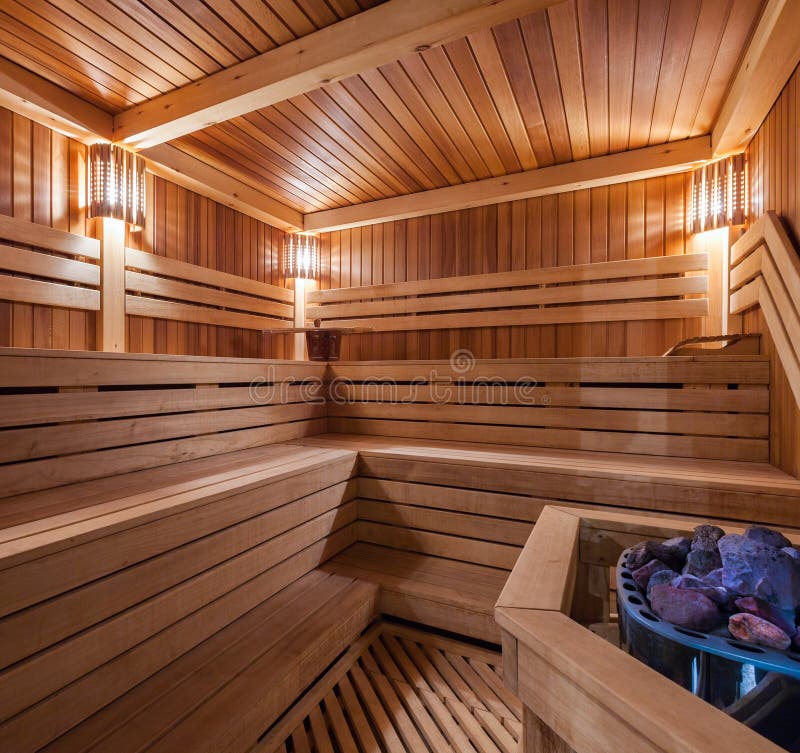 Wooden sauna stock photo. Image of cabin, hygiene, bath 35869528
