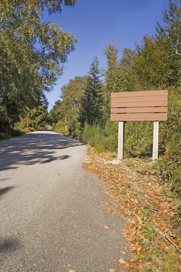 Wooden sign