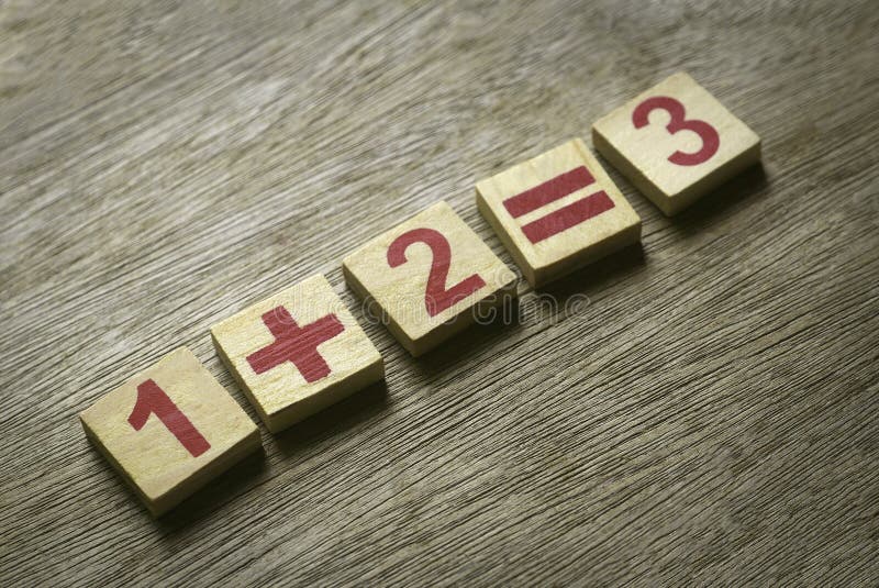 One Plus Two Equals Three Stock Photos Free Royalty Free Stock one-plus-two-equals-three-stock-photos-free-royalty-free-stock
