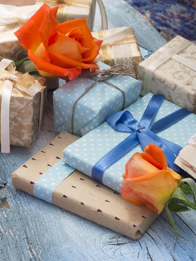 Gift boxes stock image. Image of decor, object, decorate 22247023