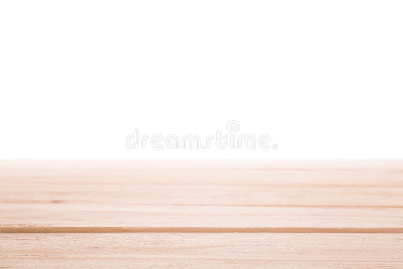 Wooden Table Template and Background with Selective Focus Stock Image