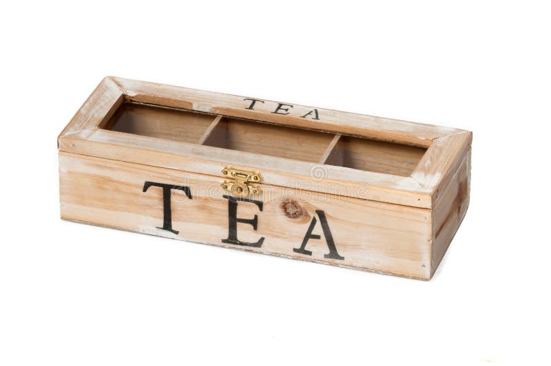 Wooden tea box stock photo. Image of drink, wellness 17409978