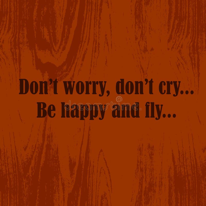 Wooden texture and text royalty free illustration