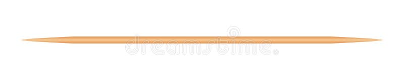Wooden Toothpicks isolated on white background, Bamboo Toothpick small sharp, Realistic Toothpicks wood