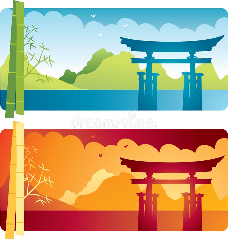 Torii, Japanese Gate, Torii Forest Background, Concept Art, Digital  Illustration, Anime, Generative AI Stock Illustration