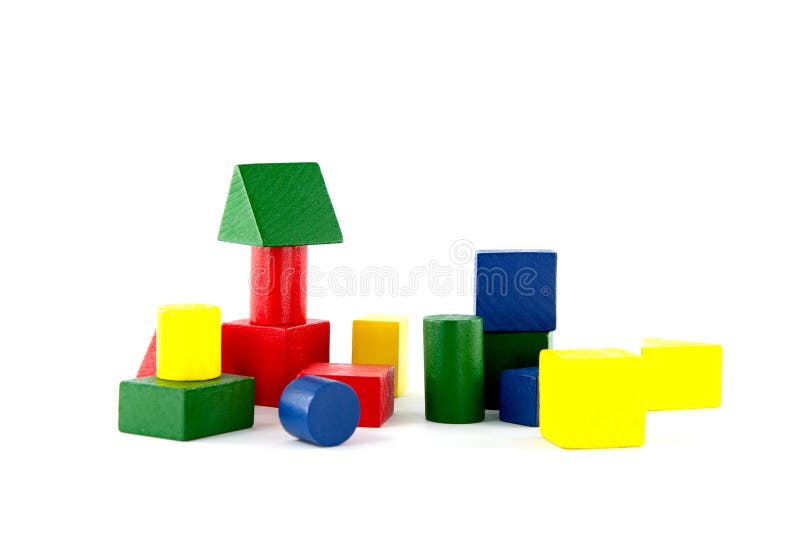 Wooden toys royalty free stock image