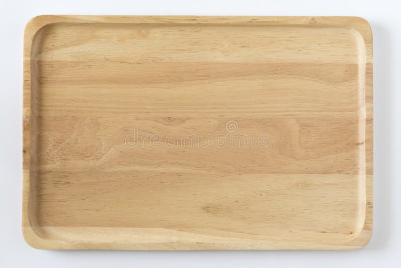 Wooden tray top view stock image. Image of plank, empty 63662559
