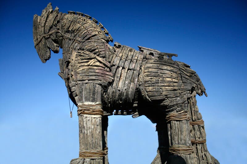 Wooden troya horse